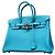 Hermès Borsa Hermes Birkin 35 Togo Turquoise Turchese