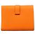 Hermès Hermes Bearn Compact Verso Wallet Pink Orange - view 9