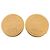 Hermès Pendientes de clip Hermes Clou de Selle Gold Dorado