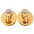 Hermès Pendientes de clip Hermes Clou de Selle Gold Dorado - vista 3