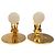 Hermès Pendientes de clip Hermes Clou de Selle Gold Dorado - vista 4