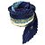 Hermès Foulard di seta Hermes L'ATLANTIDE Blu - vista 2