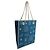 Bolsa de ombro Chanel em lona azul e couro - vista 2