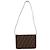 Zucca Fendi Schultertasche Braun