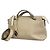 Borsa in pelle Fendi By The Way Bianco Beige