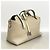Borsa in pelle Fendi By The Way Bianco Beige - vista 2