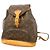 Louis Vuitton Monogram Montsouris MM Rucksack Braun