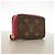 Louis Vuitton Monogram Multicarts Wallet/Coin Case Brown Fuschia - view 2