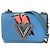 Borsa Louis Vuitton Twist MM Pelle Epi Blu Uccelli