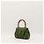 Gucci Borsa Bamboo in pelle verde - vista 2