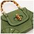 Gucci Borsa Bamboo in pelle verde - vista 6
