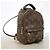 Louis Vuitton Monogram Palm Springs Backpack MINI Brown - view 2