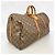 Keepall Bolsa Boston Louis Vuitton Marrom - vista 2