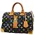 Louis Vuitton Monogram Multicolor Speedy 30 Handtasche Schwarz