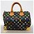 Louis Vuitton Monogram Multicolor Speedy 30 Handtasche Schwarz - Ansicht 11