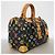 Louis Vuitton Monogram Multicolor Speedy 30 Handtasche Schwarz - Ansicht 2