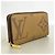 Cartera Zippy Louis Vuitton Monogram Giant Reverse Castaño - vista 2