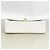 Borsa a tracolla Chanel Diana Chain Bianco - vista 3