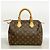 Bolso Louis Vuitton Monogram Speedy 25 Castaño - vista 10