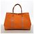 Hermès Sac Cabas Hermes Garden PM Orange - vue 13