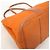 Hermès Sac Cabas Hermes Garden PM Orange - vue 6