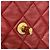 Bolsa de Ombro Chanel Mini Matelassé com Corrente Vermelho - vista 10