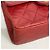 Bolsa de Ombro Chanel Mini Matelassé com Corrente Vermelho - vista 6