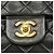 Borsa a tracolla Chanel Matelassé in pelle d'agnello nera Nero - vista 11