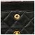 Borsa a tracolla Chanel Matelassé in pelle d'agnello nera Nero - vista 7