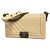 Bolso de hombro Chanel Boy Chain Beige