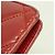 Cartera larga Chanel Matelassé de piel de cordero Roja - vista 8