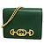Gucci Zumi Bi-Fold Portemonnaie aus grünem Leder