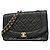 Borsa a tracolla Chanel Diana con catena Nero