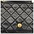 Borsa a tracolla Chanel Diana con catena Nero - vista 9