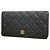 Chanel Matelassé Long Wallet Black