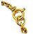 Chanel Coco Mark Gripoix lange Halskette Rot Golden - Ansicht 5
