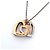 Autre Marque Collana Tiffany & Co. Sentimental Double Heart in K18PG Argento D'oro