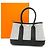 Hermès Hermes Neo Garden 23 Tote Bag Schwarz Roh