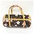 Louis Vuitton Monogram Cherry Blossom Papillon Handtasche Braun Pink Beige Monogramm - Ansicht 2