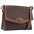 Céline Celine Vintage Macadam Canvas and Leather Marron