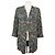 Giorgio Armani Jacke mit Blumenprint Rot Blau Grün Dunkelbraun