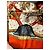 Hermès Pañuelo de seda Napoléon Castaño Negro Blanco Roja Verde Naranja Gold hardware - vista 6