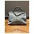 Borsa Fendi Peekaboo in pelle grigia Marrone Grigio - vista 11