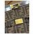 Borsa Fendi Peekaboo in pelle grigia Marrone Grigio - vista 3