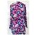 Antik Batik Hibiscus Baumwollkleid Lila - Ansicht 10