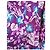 Antik Batik Hibiscus Baumwollkleid Lila - Ansicht 12