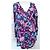 Antik Batik Hibiscus Baumwollkleid Lila - Ansicht 4