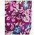 Antik Batik Hibiscus Baumwollkleid Lila - Ansicht 7