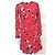 Cacharel Vestido de Seda Preppy Estampado Floral Negro Blanco Roja - vista 10