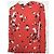 Cacharel Vestido de Seda Preppy Estampado Floral Negro Blanco Roja - vista 12